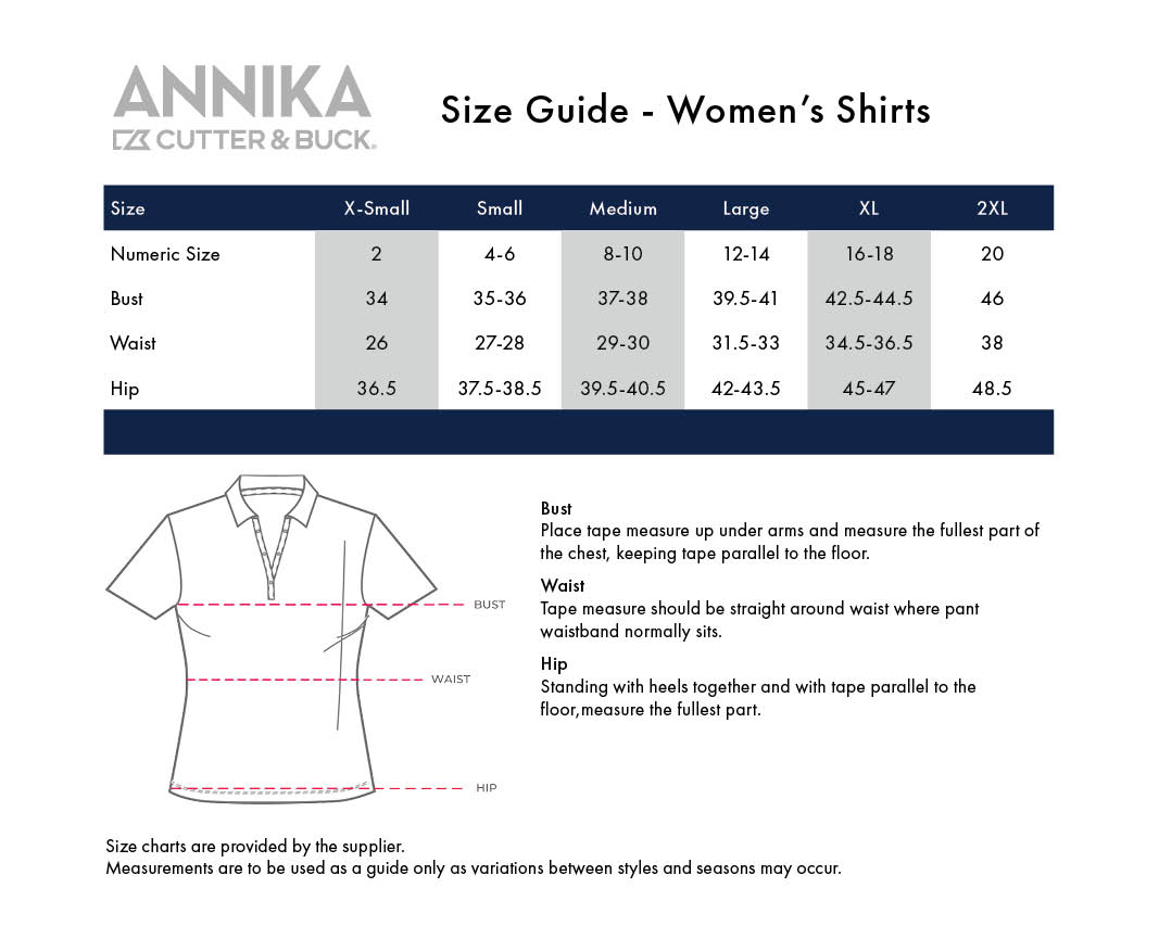 annika-shirts-womens size chart