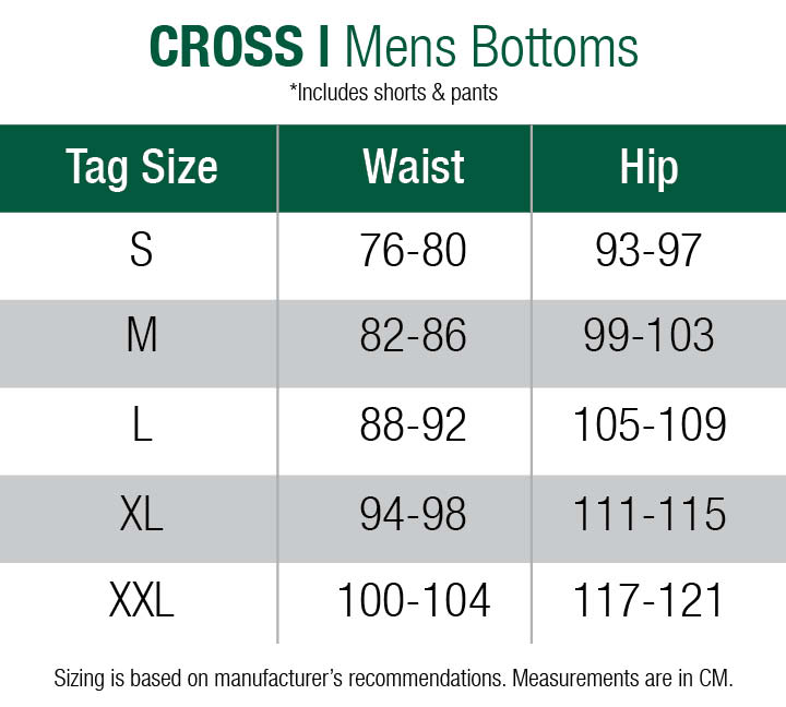 cross-pants-mens size chart