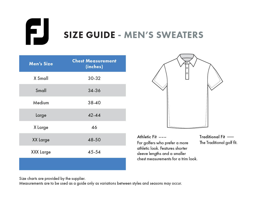 footjoy-jumpers-mens size chart