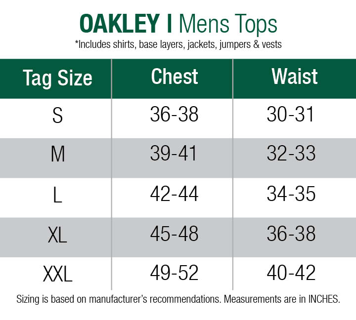 oakley-jumpers-mens size chart
