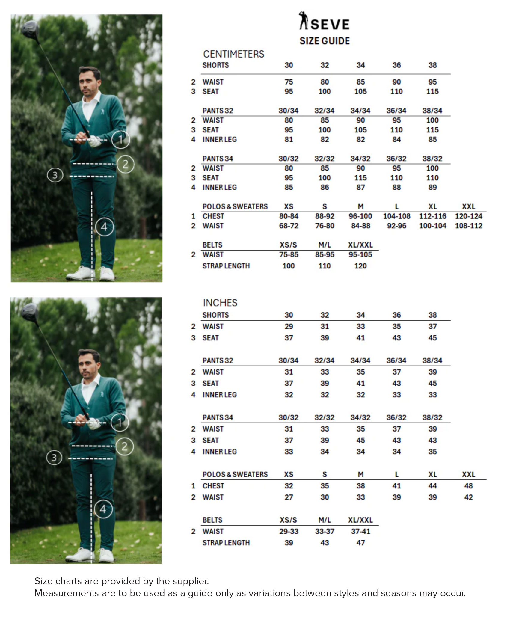 seve-shirts-mens size chart