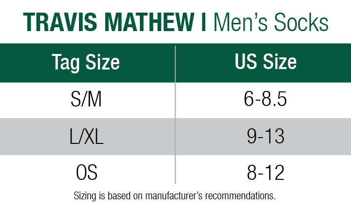 travismathew-socks-mens size chart