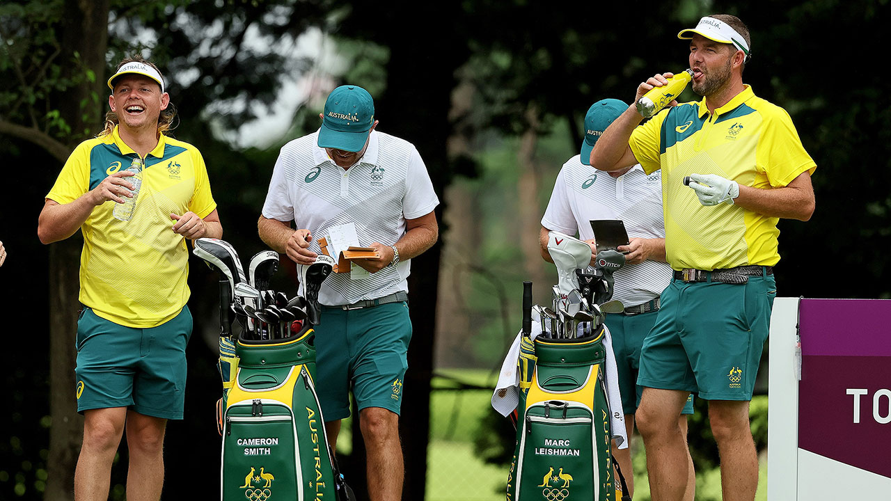 Cam Smith and Marc Leishman Golf Australia - Source: GETTY IMAGES