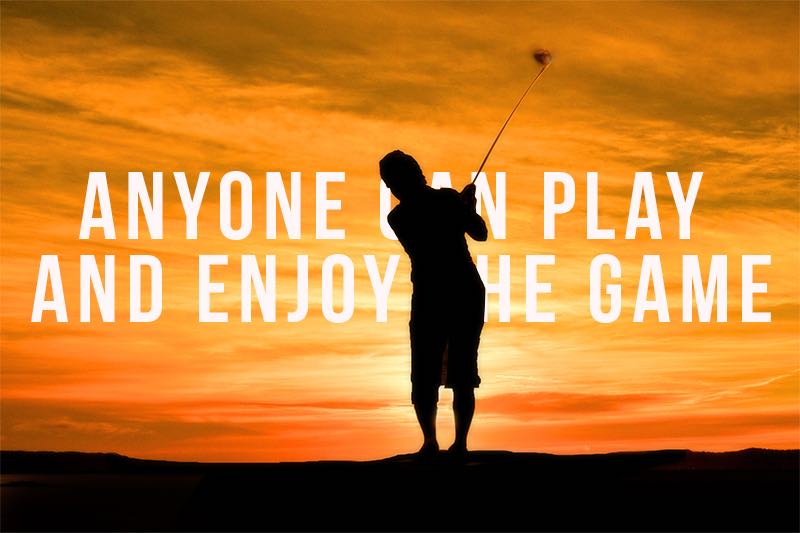 enjoy the golf game
